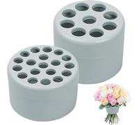 Hausio Hanataba - Soporte para tallo en espiral para jarrones, soporte para tallo de flores en espiral, soporte para tallo de flores en espiral, soporte para tallo de Ikebana, anillo, ramo de flores