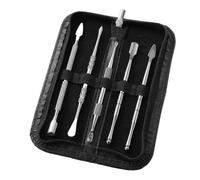 Hausio Sculpting Tools, Modelierwerkzeugset, Doppwerkzeug Dobendes, Modellierwerkzeug Metall, Nagelbett entfernner, DIY Werkzeug für Esculerei Modellieren Cucarachas Formas Cerámica (Set 2)