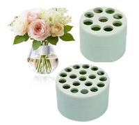 Hausio Soporte para flores para jarrones, especificaciones reutilizables Soporte de tallo de flores, soporte para flores Hanataba, soporte para tallo de ikebana en espiral para DIY soporte de flores