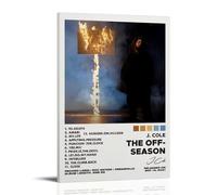 HAUSRENWRHHT J. Cole Album The Off-Season - Póster decorativo para pared, diseño vintage estético para sala de estar, dormitorio, 30 x 45 cm, estilo marco