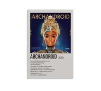 HAUSRENWRHHT Janelle Monae The ArchAndroid - Póster decorativo para pared, diseño vintage estético para sala de estar, dormitorio, 50 x 75 cm, estilo sin marco