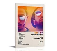 HAUSRENWRHHT PNL Album Dans La Légende - Póster decorativo para pared, lienzo estético, vintage, pintura decorativa para sala de estar, dormitorio, 20 x 30 cm, estilo marco