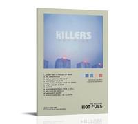 HAUSRENWRHHT Póster artístico de The Killers Album Hot Fuss para pared, lienzo estético, vintage, pintura decorativa para sala de estar, dormitorio, 40 x 60 cm, estilo marco