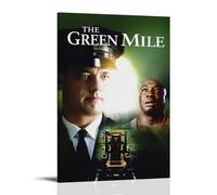 HAUSRENWRHHT Póster de The Green Mile para pared, lienzo estético, vintage, pintura decorativa para sala de estar, dormitorio, 50 x 75 cm, estilo marco