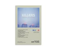 HAUSRENWRHHT Póster de The Killers Album Hot Fuss para pared, cubierta de lienzo, estético, vintage, pintura decorativa para sala de estar, dormitorio, 20 x 30 cm, estilo sin marco