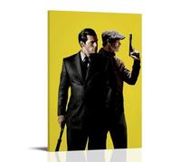 HAUSRENWRHHT Póster de The Man from U.N.C.L.E.1 - Póster decorativo para pared, diseño vintage estético para sala de estar, dormitorio, 30 x 45 cm, estilo marco