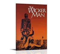 HAUSRENWRHHT Póster de The Wicker Man para pared, lienzo estético, vintage, pintura decorativa para sala de estar, dormitorio, 20 x 30 cm, estilo marco