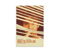 HAUSRENWRHHT Póster de Under The Silver Lake para pared, lienzo estético, vintage, pintura decorativa para sala de estar, dormitorio, 60 x 90 cm, estilo sin marco