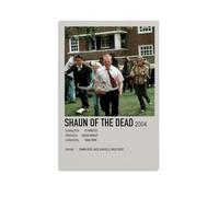 HAUSRENWRHHT Shaun of The Dead - Póster decorativo para pared, diseño vintage estético para sala de estar, dormitorio, 50 x 75 cm, estilo sin marco