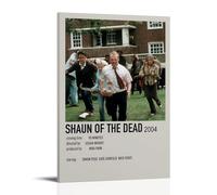HAUSRENWRHHT Shaun of The Dead - Póster decorativo para pared, diseño vintage estético para sala de estar, dormitorio, 60 x 90 cm, estilo marco