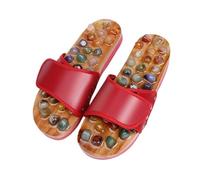 Hausschuhe - Zapatos de ducha y baño, zapatillas de masaje de acupresión, sandalias terapéuticas de masaje con zona de reflejo del pie, sandalias de masaje para acupuntura, masaje Shiatsu, arco
