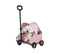 Haustierwagen -35x26cm Transport Wagen | Oxford Stoff Transporter - faltbar leicht belüftet für Hunde Katzen bis 7 kg ideal für Reisen Tierarztbesuche und tägliche Ausflüge