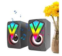 Haut-parleurs de moniteur de jeu,Enceintes multimédia Haut-parleur | Haut-Parle u Haut-parl USB câblé pour le multiméd