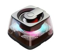 Haut-parleurs portables - Enceinte sans fil multifonction Avec Son stéréo, lumière colorée | Skin-parleur magnético Pour Salle de bain, Plage et Usage extérieur, Musique Portable Pour téléphone e