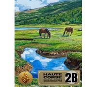 Haute Corse - 2B - Mes Racines : Livre d'activités de Réminiscence: Adultes et seniors - Coloriages, expressions locales et jeux en gros caractères - Stimulation cognitive, mémoire, Alzheimer