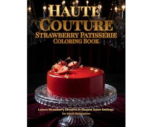 Haute Couture Strawberry Patisserie Coloring Book: Luxury Strawberry Desserts in Elegant Salon Settings for Adult Relaxation (Haute Couture Coloring Collection)