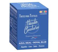 HAUTE COUTURE - Tinte para Ropa y Textil Azul - 350g - Azul Real - Tinte Textil Todo en uno - Listo Para Teñir Ropa y Tejidos