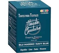 Haute Couture - Tinte para Ropa y Textil Azul - Azul Marino - 3x350g - Tinte Textil Todo en uno - Listo Para Teñir Ropa y Tejidos