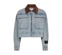 Haute L'Amitié - Meliza Crop Denim Jacket - Jackets - Mujer - Azul - L -