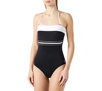Haute pression D1006 Traje de baño de una Sola Pieza, Negro (Negro/Blanco), 40 para Mujer