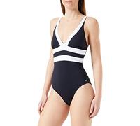 HAUTE PRESSION T1003 CO1 Traje de baño de una Sola Pieza, Noir et Blanc, 36 para Mujer
