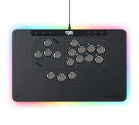 Haute42 - Controlador sin palanca para juegos de arcade: X1 de perfil bajo - Tres módulos extraíbles - Factor de forma extra grande - Retroiluminación ambiental - Controlador de interruptor de bloqueo