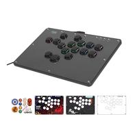 Haute42 - Controlador sin palanca U16 para juegos de arcade: panel de graffiti DIY - Llantas retro serie U16 - Interruptor de perfil bajo de cristal de 16 teclas - Controlador RGB personalizado para