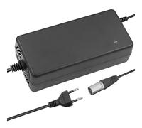 Hauteook 54.6V 2A Li-Ion Cargador de batería Equipado con 3-Pin XLR Compatible E-Bike E-Scooter Adaptador de Corriente 13S 48V