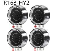 HAUTFENM 4 Piezas de 1.9 Pulgadas de madrigueras Retro de Metal de Metal para 1 10 Autos de rastreadores RC de 10 Escala compatibles con Varios Modelos como Gen8(R168-HY2)