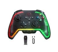 HAUTFENM BigBig Won Rainbow 2 Pro Wireless Game Controller Compatible con PC Switch Android con anti-curva disparador 2.4G Bluetooth GamePad(Rainbow2 Pro)