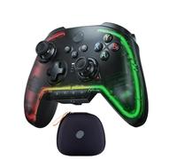 HAUTFENM BigBig Won Rainbow 2 Pro Wireless Game Controller Compatible con PC Switch Android con anti-curva disparador 2.4G Bluetooth GamePad(With Charger add bag)