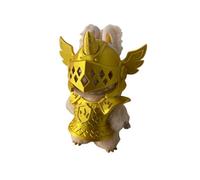 HAUTICO Ropa de muñeca de 17 cm, juego de accesorios de armadura de caballero para muñecas de 6.7 pulgadas (17 cm) (dorado)