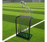 HauTour Steel Golf - Soporte de suelo para palos de golf con 18 agujeros, organizador de bolsas de golf, organizador de garajes, organizadores de garaje, almacenamiento de dispositivos