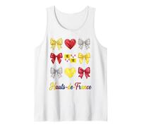 Hauts De France Coquette Bow Chicas Camiseta sin Mangas