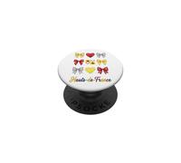 Hauts De France Coquette Bow Chicas PopSockets PopGrip Adhesivo