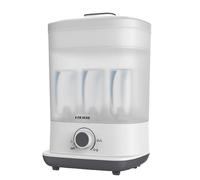 HAUTURE - Esterilizador de biberones y secadora, esterilizador de biberones, desinfectante eléctrico de botella de vapor con control de un solo dial para cosas de bebé, biberones y accesorios para