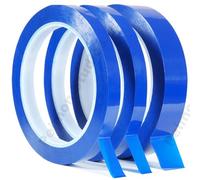 HavaCue 3 Rollos Cinta Térmica Adhesiva para Sublimación, 10 mm x 66 m y 20 mm x 66 m Cinta Termica Sublimacion, Cinta Resistente al Calor Azul para Para Electrónica, Placa De Circuito