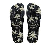 Havaianas - Aloha, Chanclas Cómodas, Duraderas y Veraniegas, Suela con Estampado de Hojas, Suela Antideslizante, Hombre