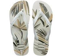 Havaianas Aloha (Mini Me), Chanclas, White/White/Green Olive, 29 EU