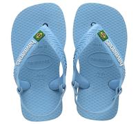 Havaianas Baby Brasil Logo II, Sandalias Unisex Bebé, Lavander Blue, 17/18 EU