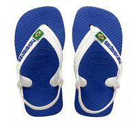 Havaianas Baby Brasil Logo II, Sandalias Unisex Bebé, Marine Blue, 19