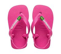 Havaianas Baby Brasil Logo II, Sandalias Unisex Bebé, Rose Gum/Rose Gum, 20
