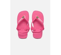 Havaianas Baby Brasil Logo II, Sandalias Unisex Bebé, Pink, 17/18 EU