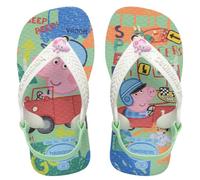 Havaianas - Baby Peppa Pig, Chanclas Cómodas y Seguras para Bebé, Diseño Peppa Pig, Suela Antideslizante y Resistente al Agua, Unisex