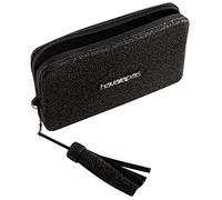Havaianas Bag Plus Shine, Mini Bolsa Brillante para Mujer, Black, Normal