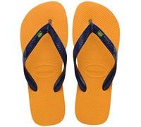 Havaianas - Brasil, Chanclas Clásicas, Cómodas y Duraderas, Homenaje Copa del Mundo 1998, Tiras con Bandera de Brasil, Suela Antideslizante con Franjas de Brasil, Adultos Unisex