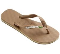 Havaianas - Brasil Logo, Chanclas Icónicas, Cómodas y Duraderas, Tiras con Bandera de Brasil y Suela Antideslizante con Franjas de Colores, Adultos Unisex