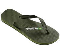 Havaianas - Brasil Logo, Chanclas Icónicas, Cómodas y Duraderas, Tiras con Bandera de Brasil y Suela Antideslizante con Franjas de Colores, Adultos Unisex