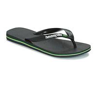 Havaianas - Brasil Logo, Chanclas Icónicas, Cómodas y Duraderas, Tiras con Bandera de Brasil y Suela Antideslizante con Franjas de Colores, Adultos Unisex