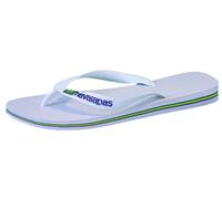 Havaianas - Brasil Logo, Chanclas Icónicas, Cómodas y Duraderas, Tiras con Bandera de Brasil y Suela Antideslizante con Franjas de Colores, Adultos Unisex